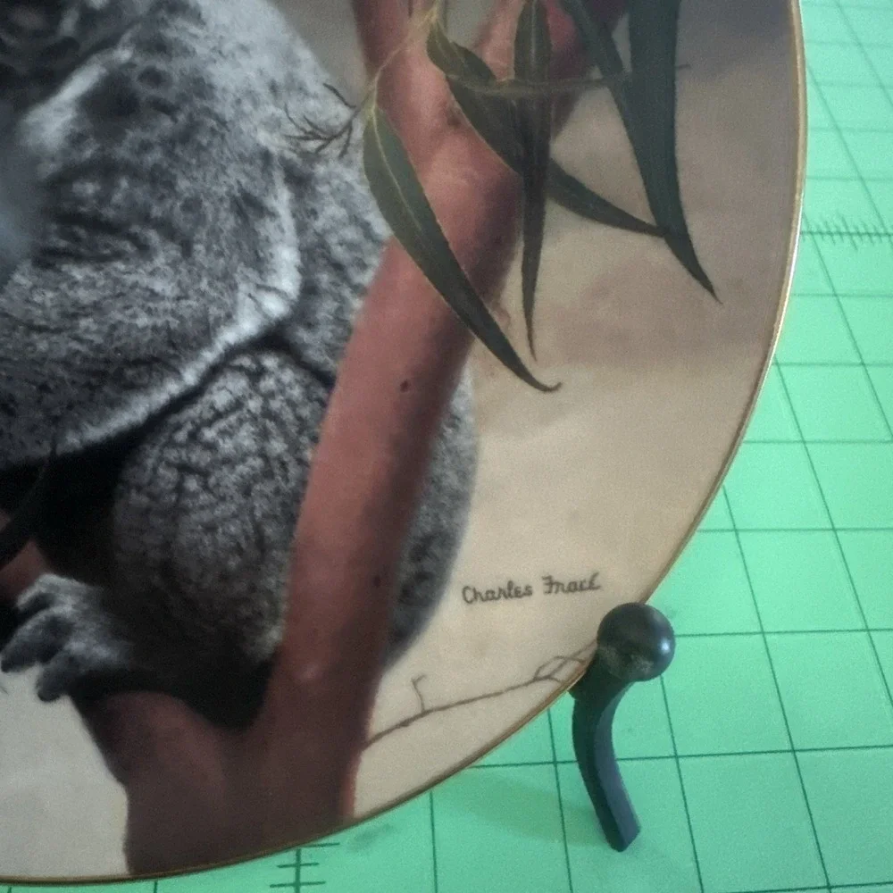 Collector Plate by Charles Frace Nature's Loveables The Koala